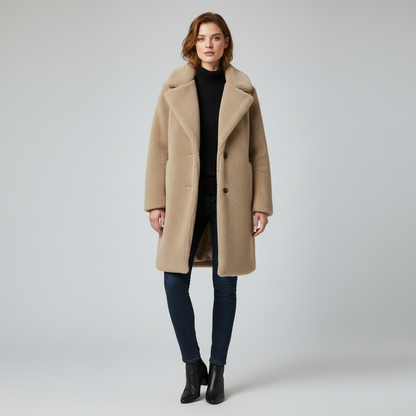 Teddy Coat Rita | Women's Winter Coat with Classic Cut
