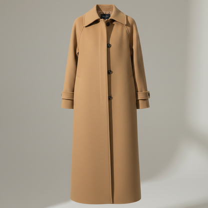 Elegant Long Trench Coat | Women's Winter Coat