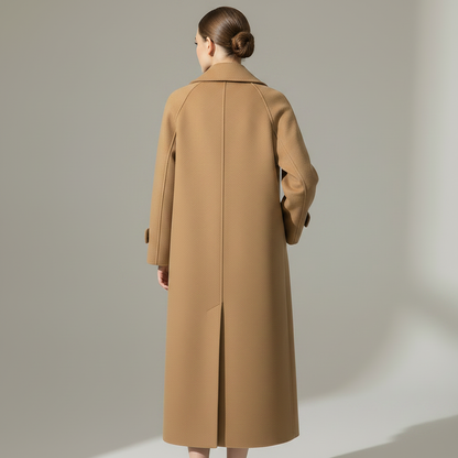 Elegant Long Trench Coat | Women's Winter Coat