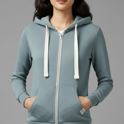 Fleece Zip Up Hoodie | Women's Sweatshirts for Cool Weather