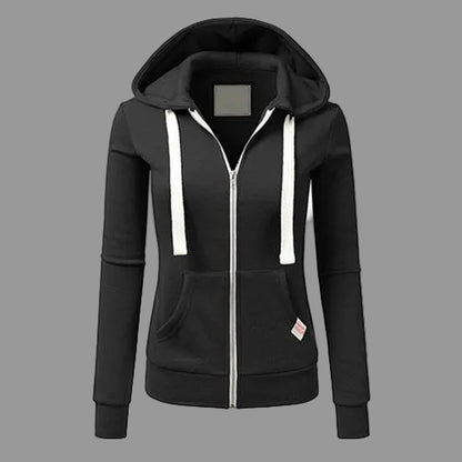 Fleece Zip Up Hoodie | Women's Sweatshirts for Cool Weather 1