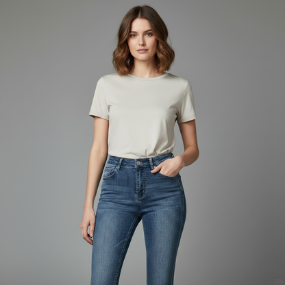 Nova Slim Fit Women's Jeans | Vintage Wash Denim Trousers