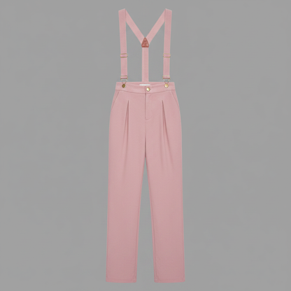 Pink Corduroy Overalls | Women's Casual Jumpsuit