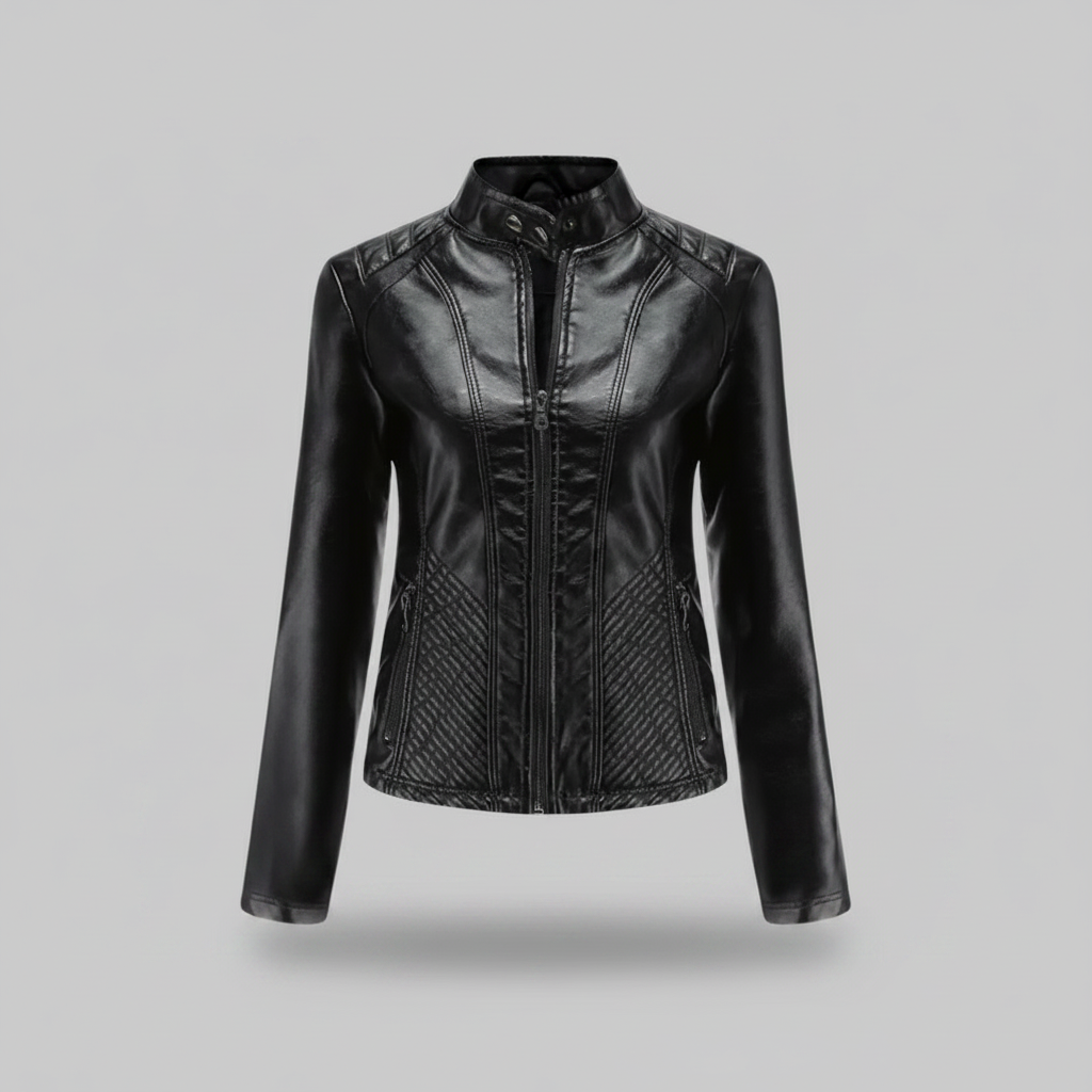 Selene Leather Zip Jacket | Women's Leather Outerwear