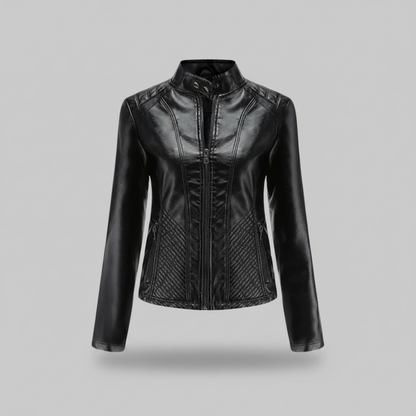 Selene Leather Zip Jacket | Women's Leather Outerwear