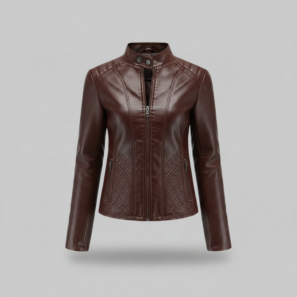 Selene Leather Zip Jacket | Women's Leather Outerwear