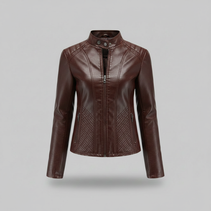 Selene Leather Zip Jacket | Women's Leather Outerwear