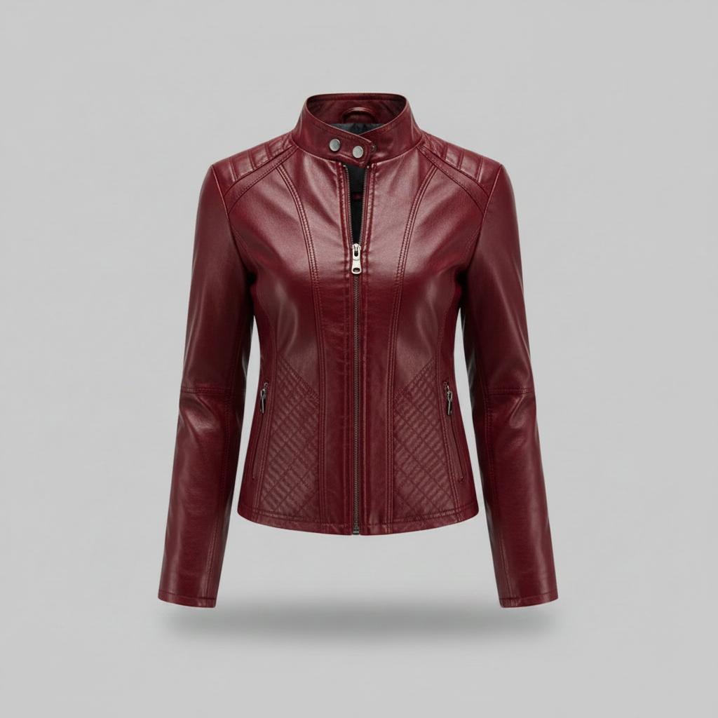 Selene Leather Zip Jacket | Women's Leather Outerwear