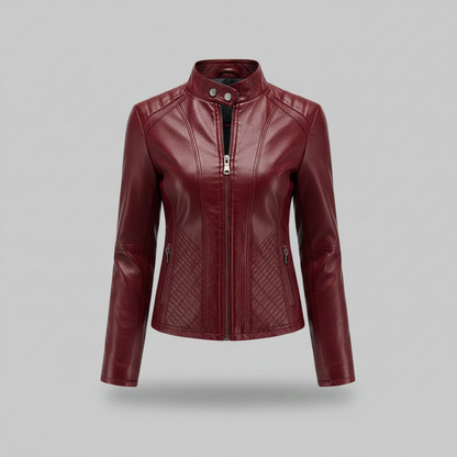 Selene Leather Zip Jacket | Women's Leather Outerwear