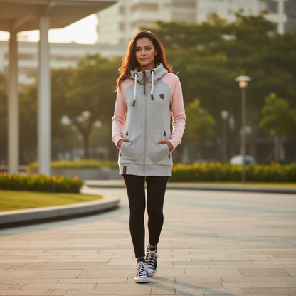 Straight Fit Women's Hoodie | Comfortable Polyester Sweatshirt