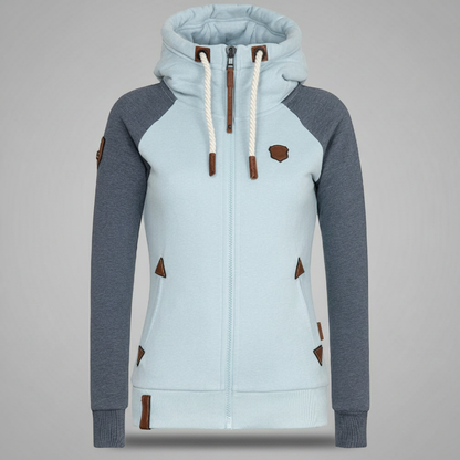 Straight Fit Women's Hoodie | Comfortable Polyester Sweatshirt