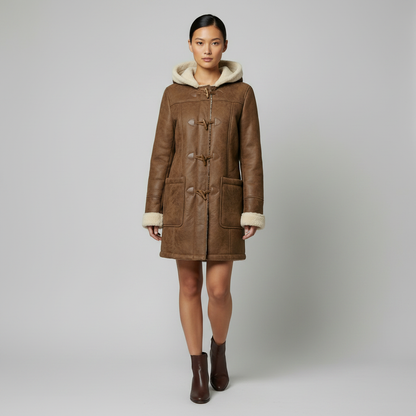 Thick Hooded Jacket for Women | Warm Casual Outerwear