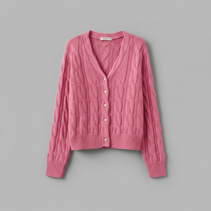 White Women's Cardigan | Lightweight Knit Sweater