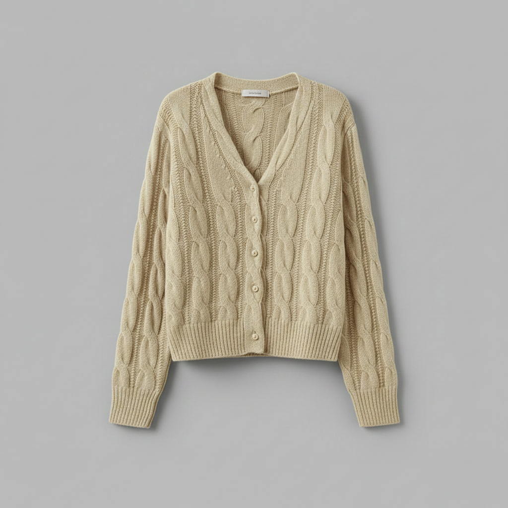 White Women's Cardigan | Lightweight Knit Sweater