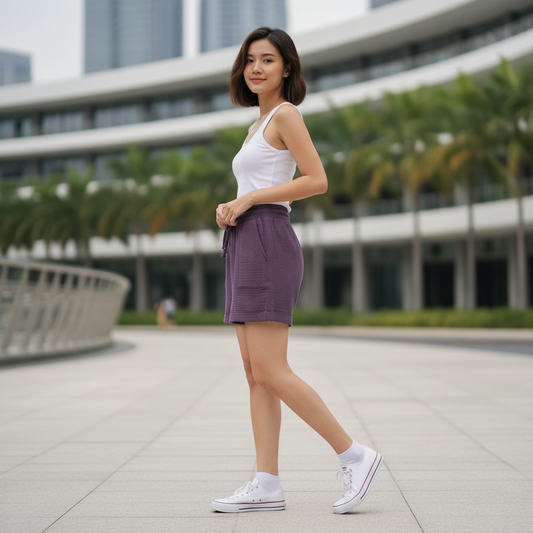 Women's Cotton Summer Shorts | Lightweight Casual Wear