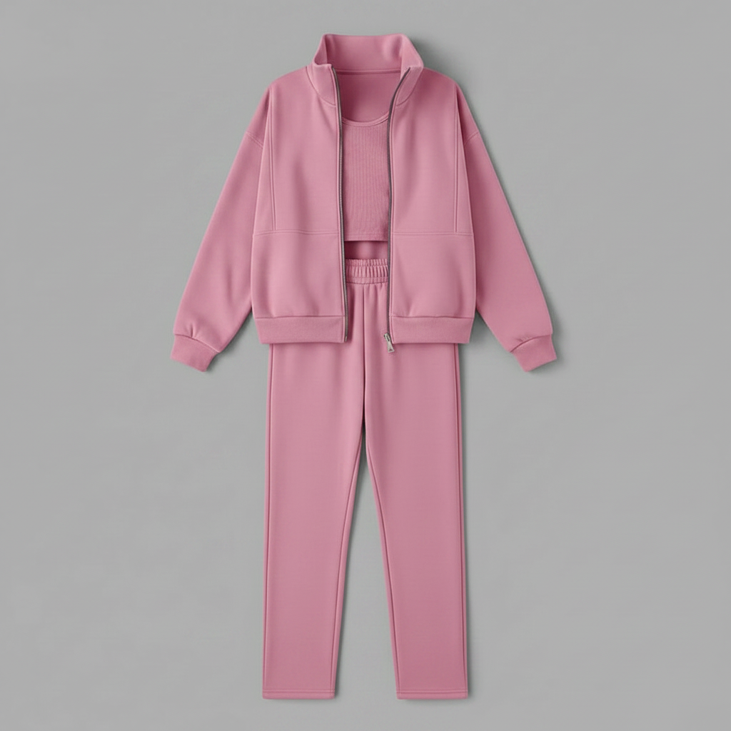 Women's Tracksuit Set | Comfortable Sporty Jogging Suit