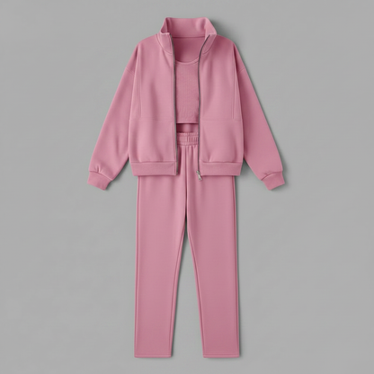 Women's Tracksuit Set | Comfortable Sporty Jogging Suit