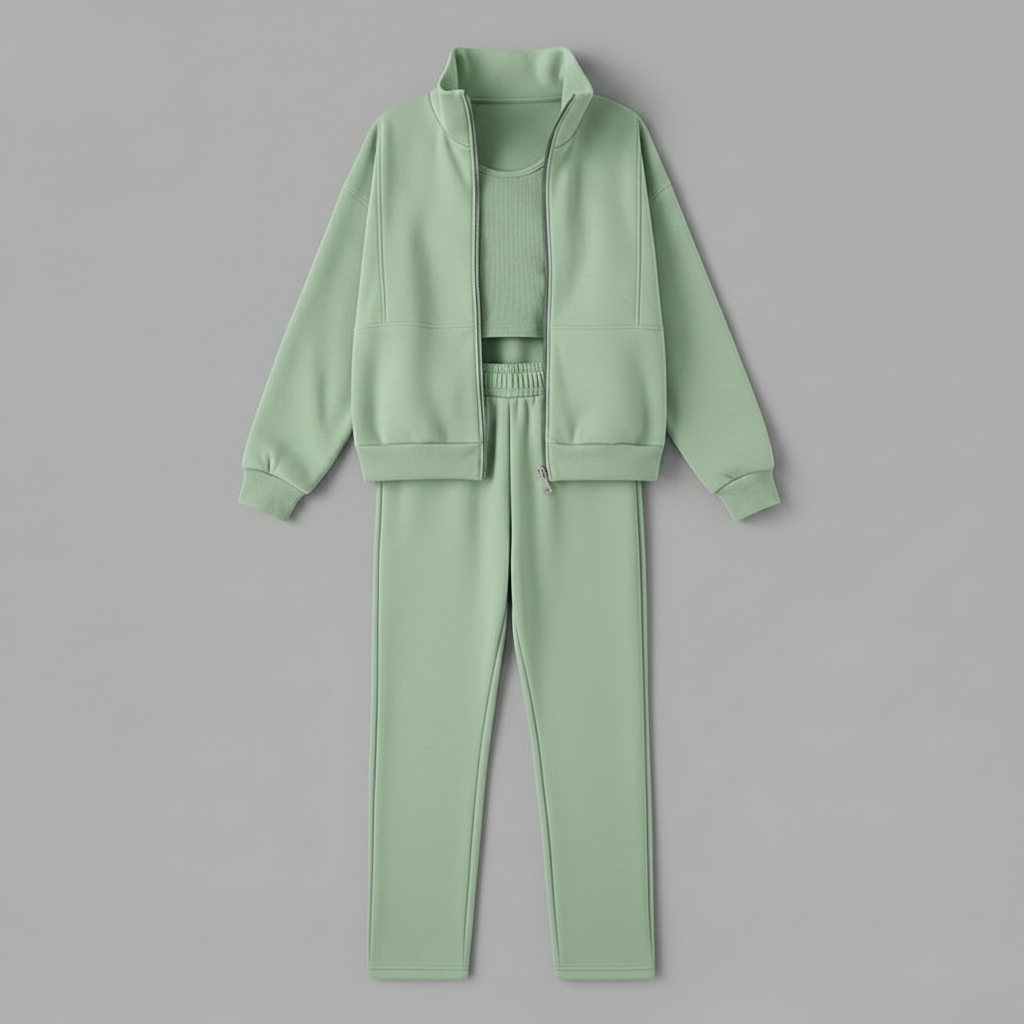 Women's Tracksuit Set | Comfortable Sporty Jogging Suit