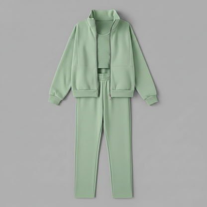 Women's Tracksuit Set | Comfortable Sporty Jogging Suit