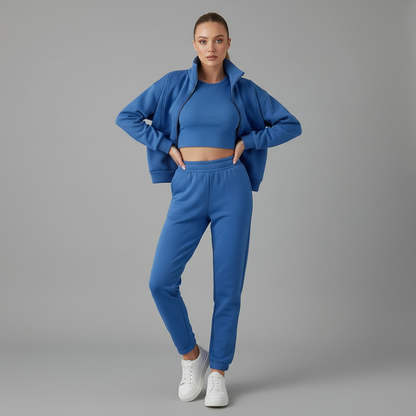 Women's Tracksuit Set | Comfortable Sporty Jogging Suit
